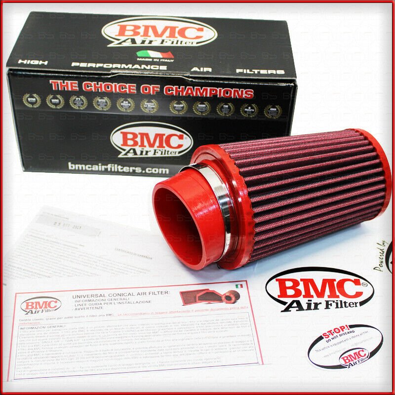 Filtro Aria Sportivo Conico BMC Universale Aspirazione Diretta Auto a Cono  70mm