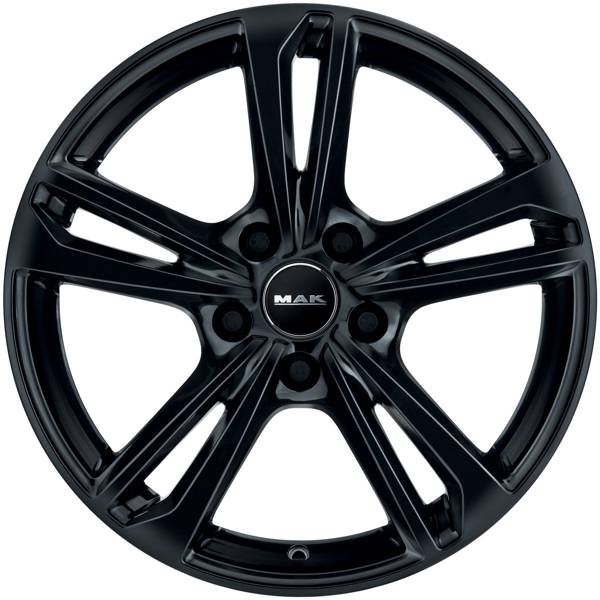 Cerchio in Lega MAK EMBLEMA 16x6,5 ET45 4x100 Gloss Black