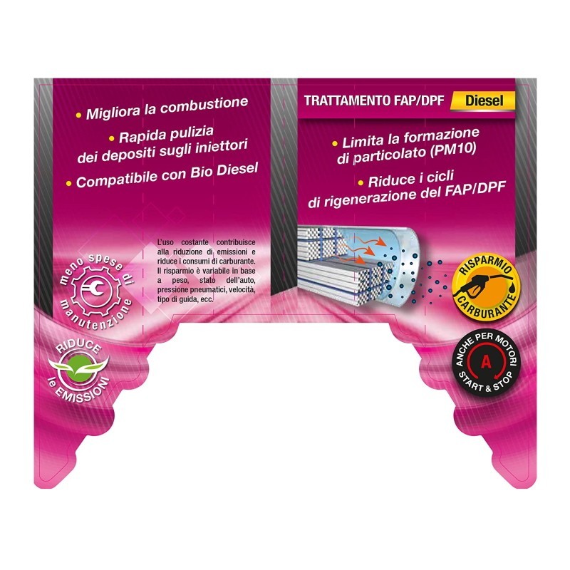 Additivo Pulitore FAP DPF Arexons Trattamento Filtro Antiparticolato 250ml