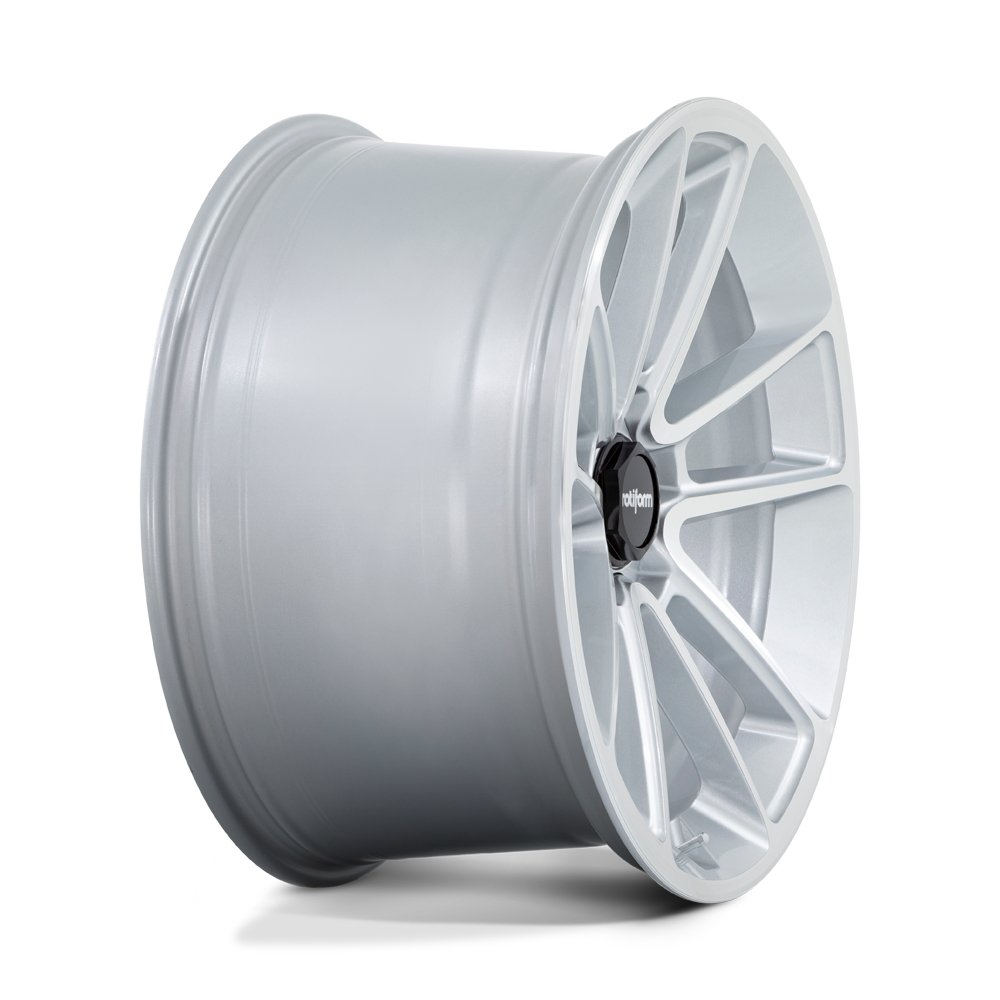 Cerchio in Lega Rotiform BTL 22x11 ET20 5x112 Gloss Silver Machined - immagine 3