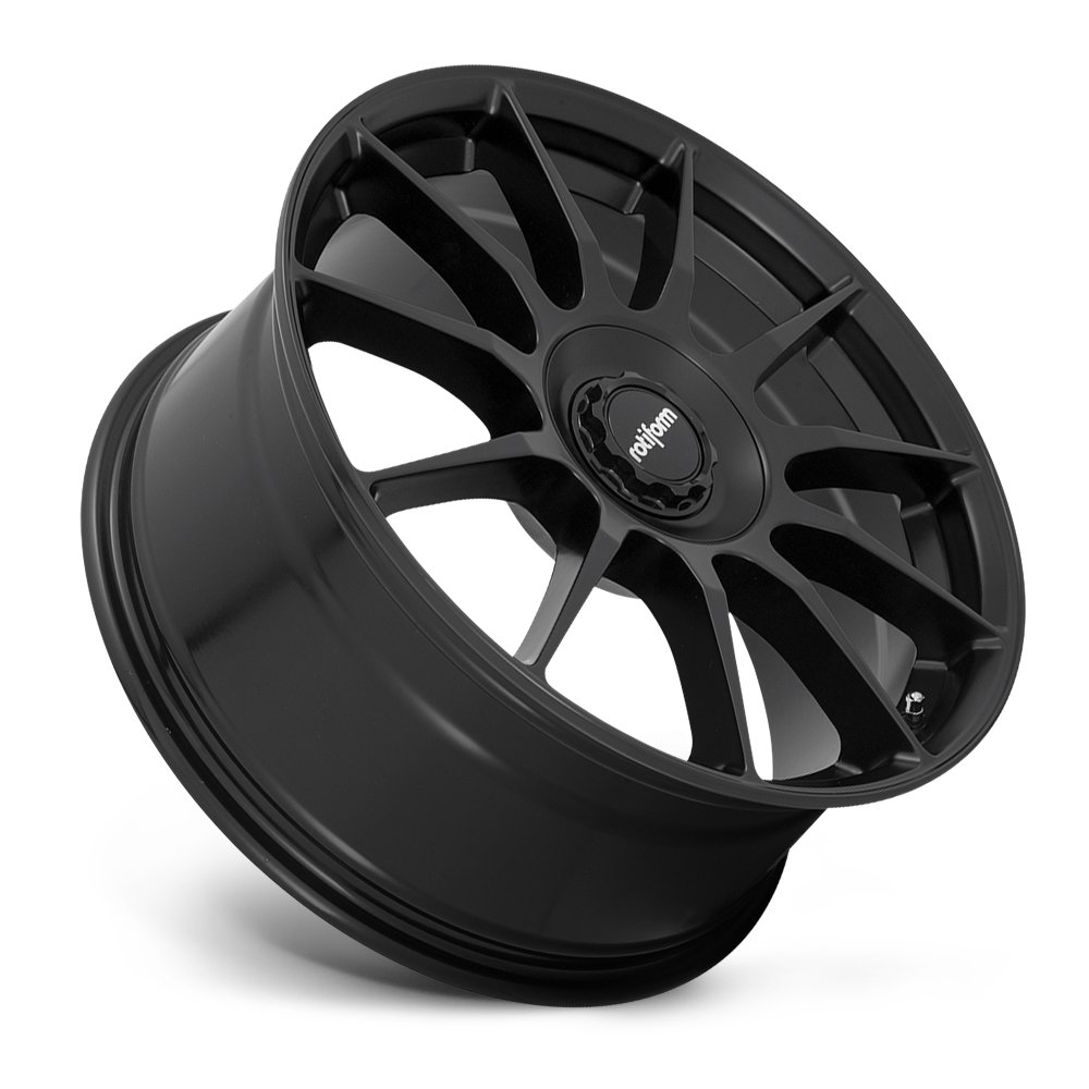 Cerchio in Lega Rotiform DTM 20x10 ET40 5x108/5x114,3 Satin Black - immagine 2