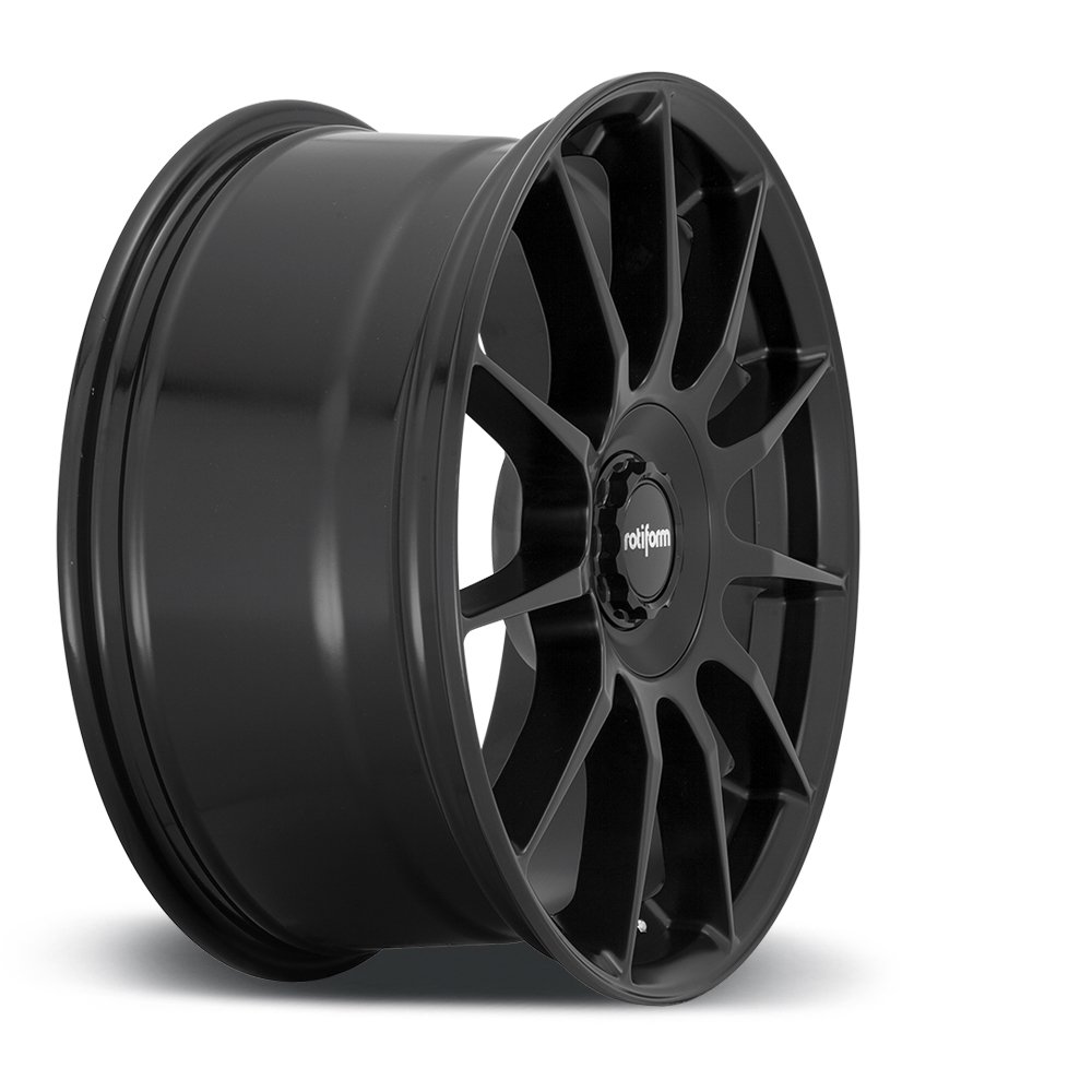 Cerchio in Lega Rotiform DTM 20x10 ET40 5x108/5x114,3 Satin Black - immagine 3