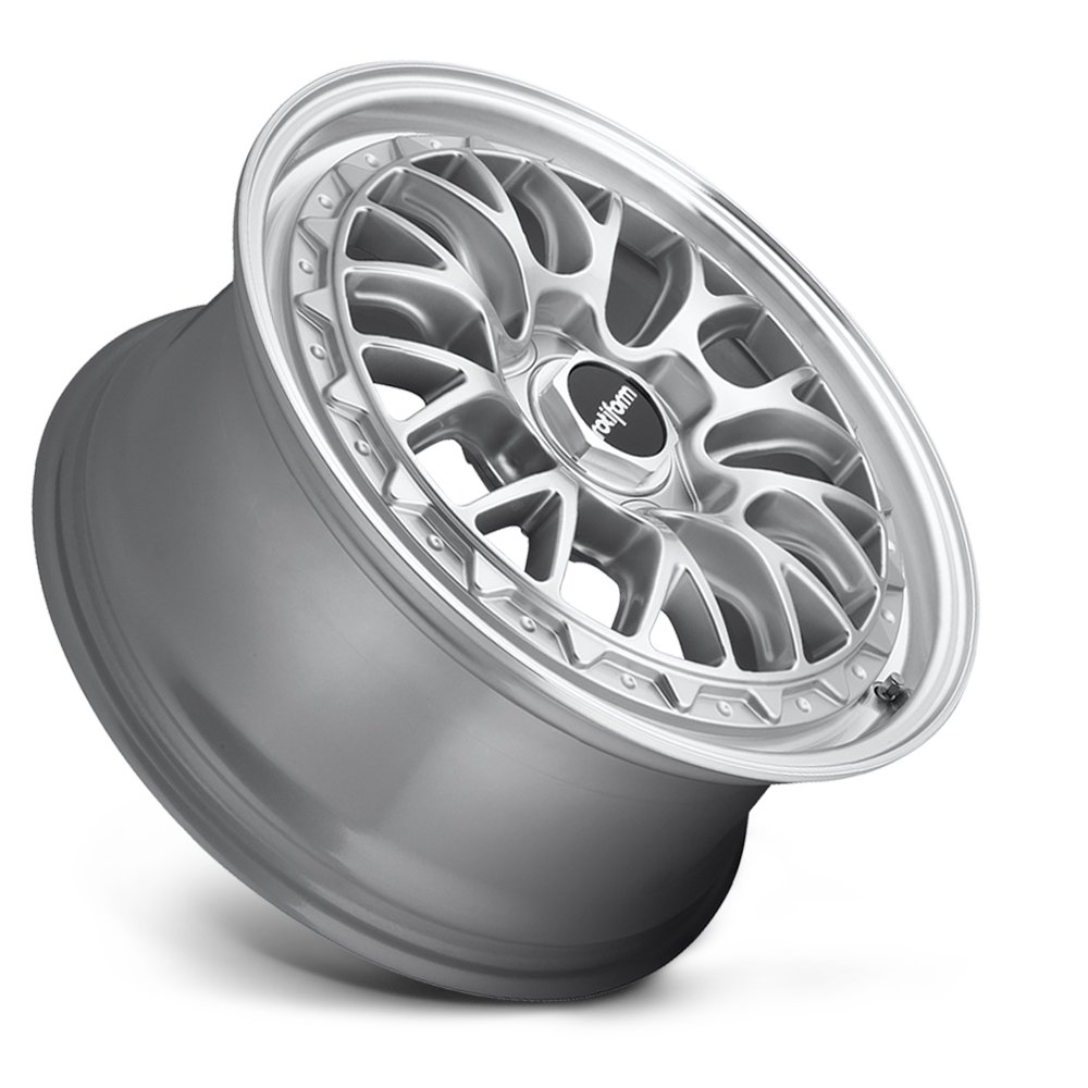 Cerchio in Lega Rotiform LSR 19x8,5 ET45 5x112 Gloss Silver Machined - immagine 2