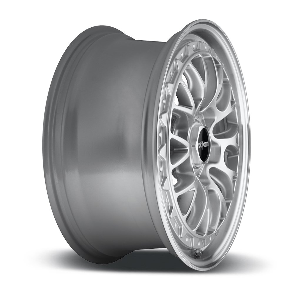 Cerchio in Lega Rotiform LSR 19x8,5 ET45 5x112 Gloss Silver Machined - immagine 3
