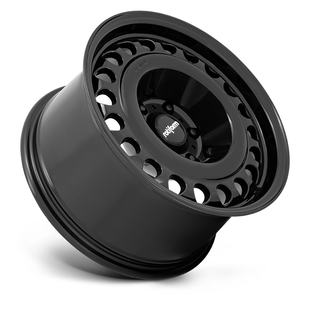 Cerchio in Lega Rotiform STL 20x9 ET25 5x130 Gloss Black - immagine 2