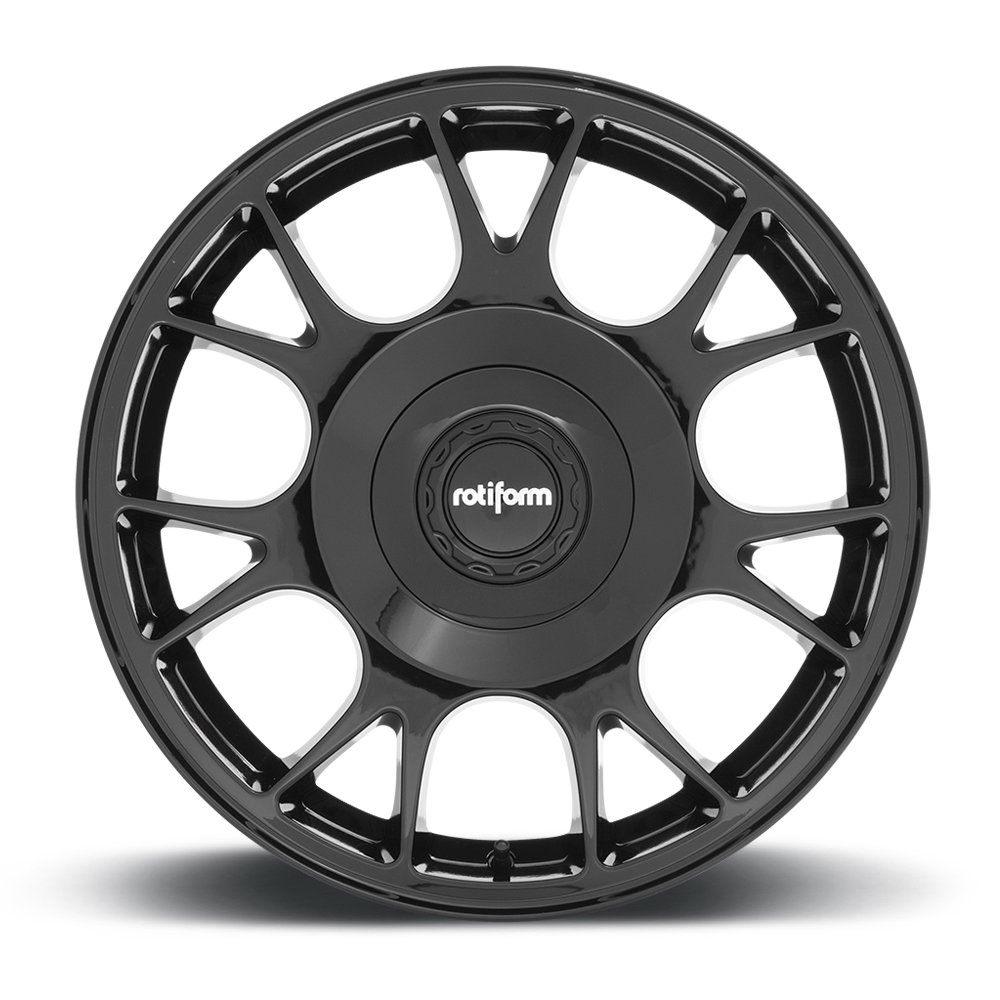 Cerchio in Lega Rotiform TUF-R 19x8,5 ET45 5x108/5x120 Gloss Black - immagine 4