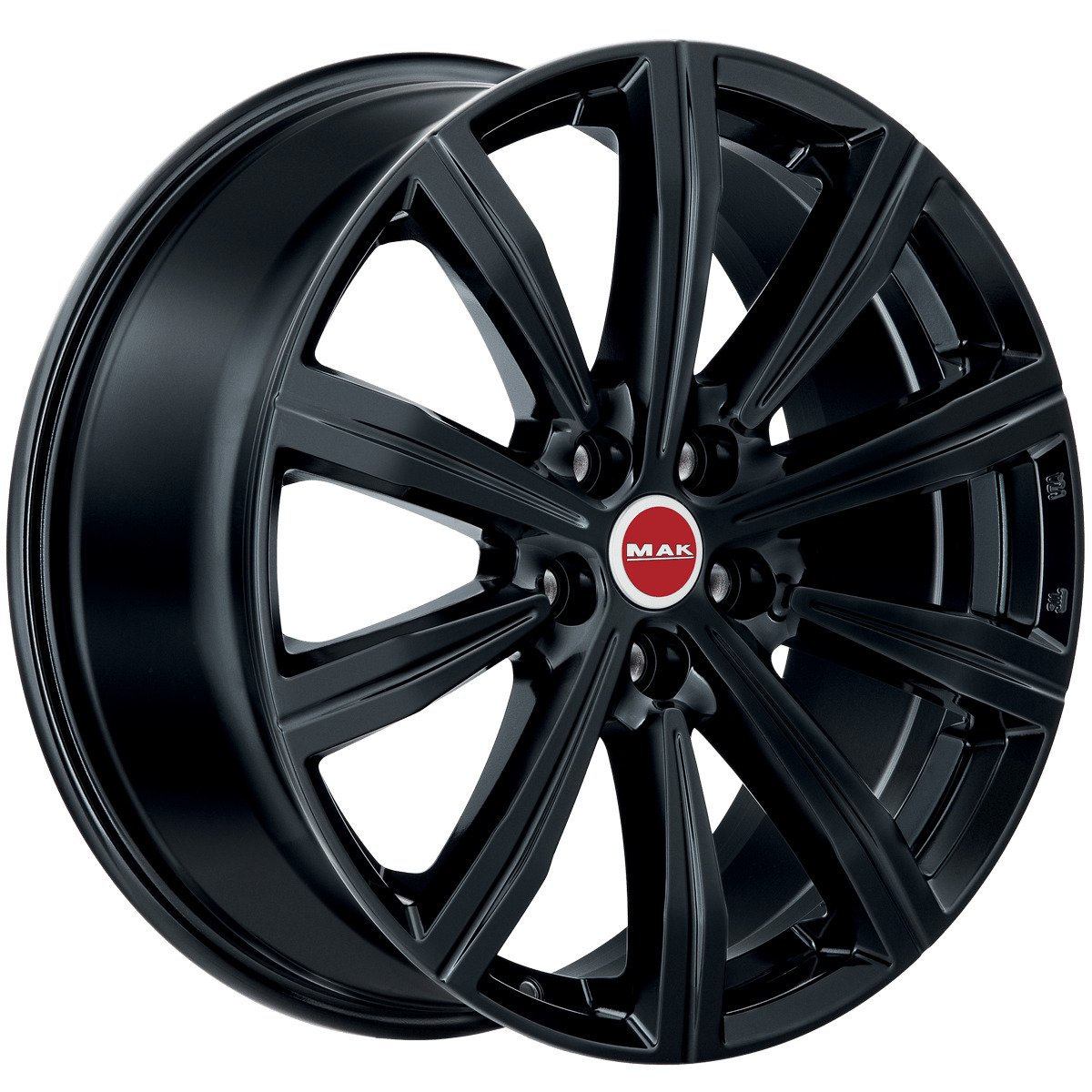 Cerchio in Lega MAK BIRMINGHAM 20x8,5 ET47 5x120 Gloss Black - immagine 3