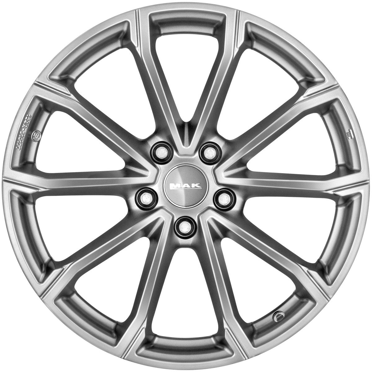 Cerchio in Lega MAK DaVinci 18x7 ET35 5x114,3 Light Titan - immagine 2