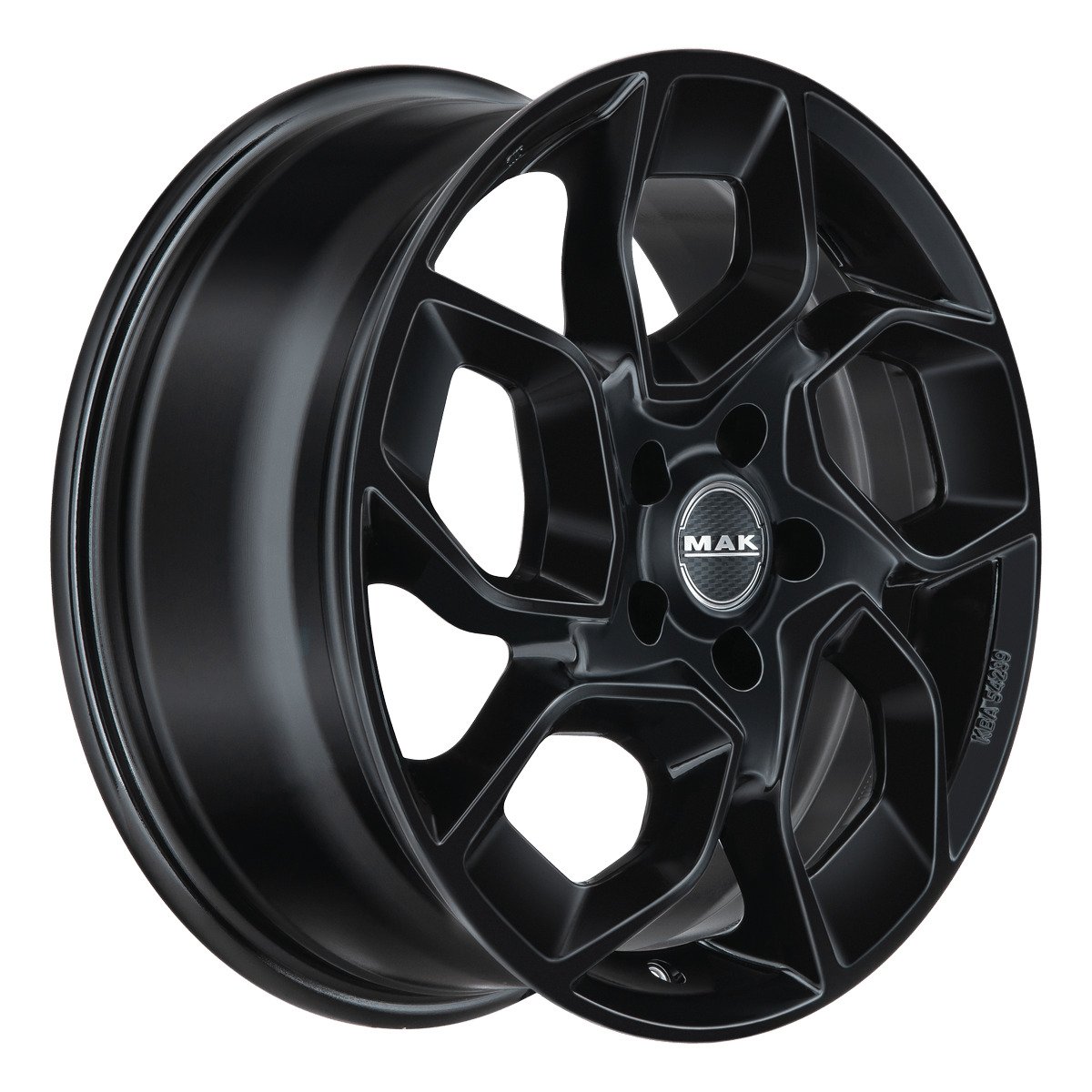 Cerchio in Lega MAK EXPRESS 16x6,5 ET65 5x118 Gloss Black - immagine 3