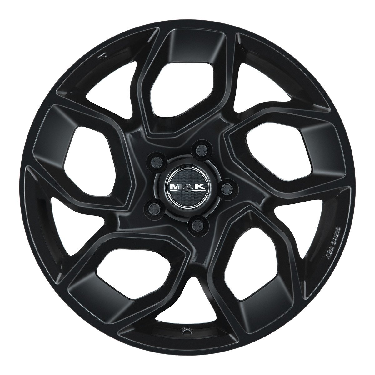 Cerchio in Lega MAK EXPRESS 17x7 ET45 5x114,3 Gloss Black - immagine 2