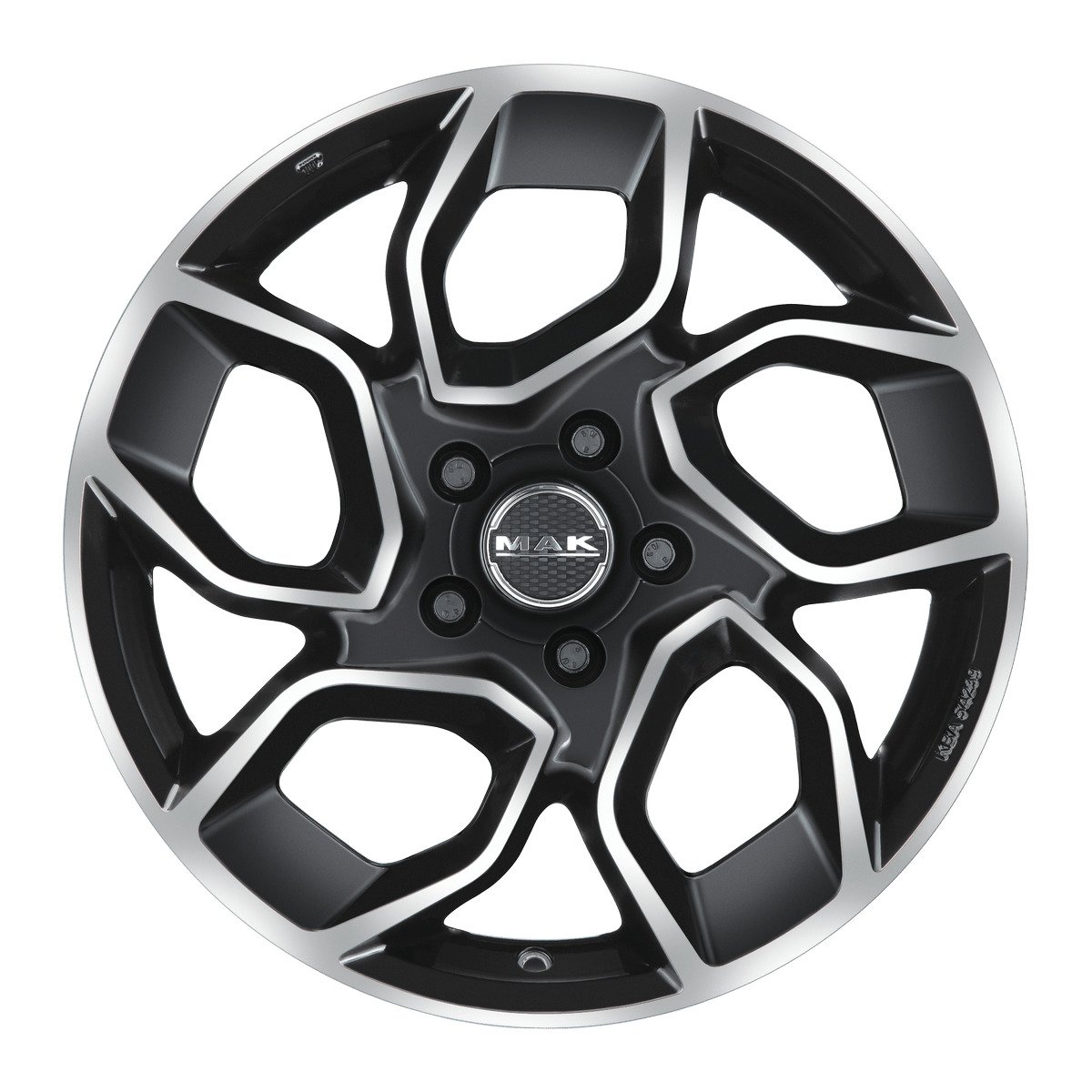 Cerchio in Lega MAK EXPRESS 17x7 ET60 5x120 Black Mirror - immagine 2