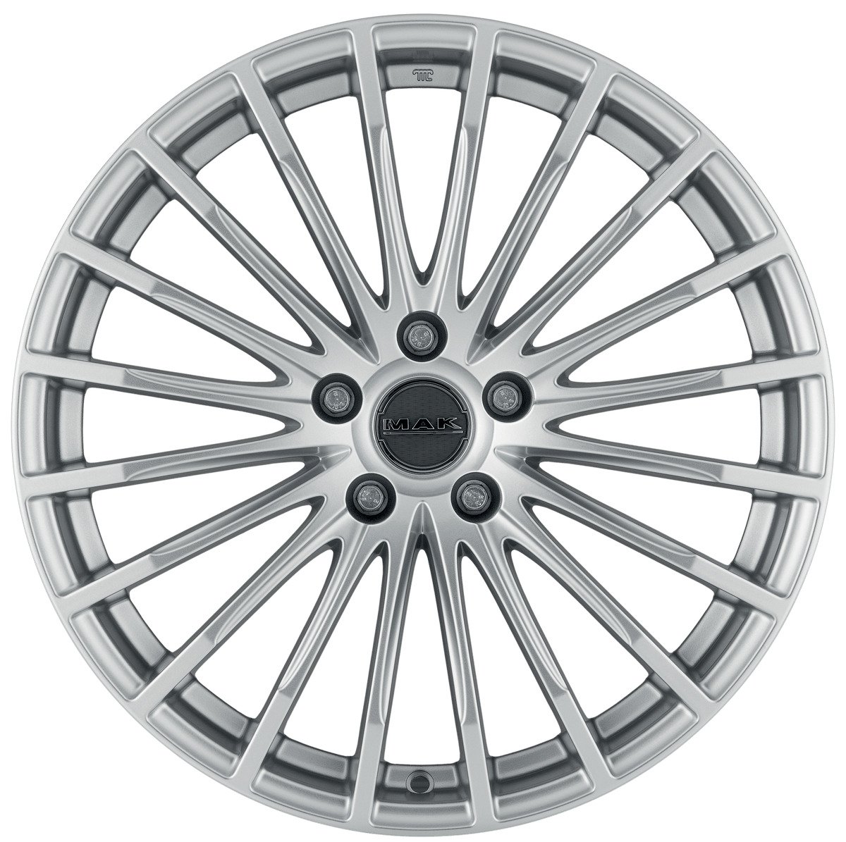 Cerchio in Lega MAK FATALE 17x7 ET35 4x98 Silver - immagine 2