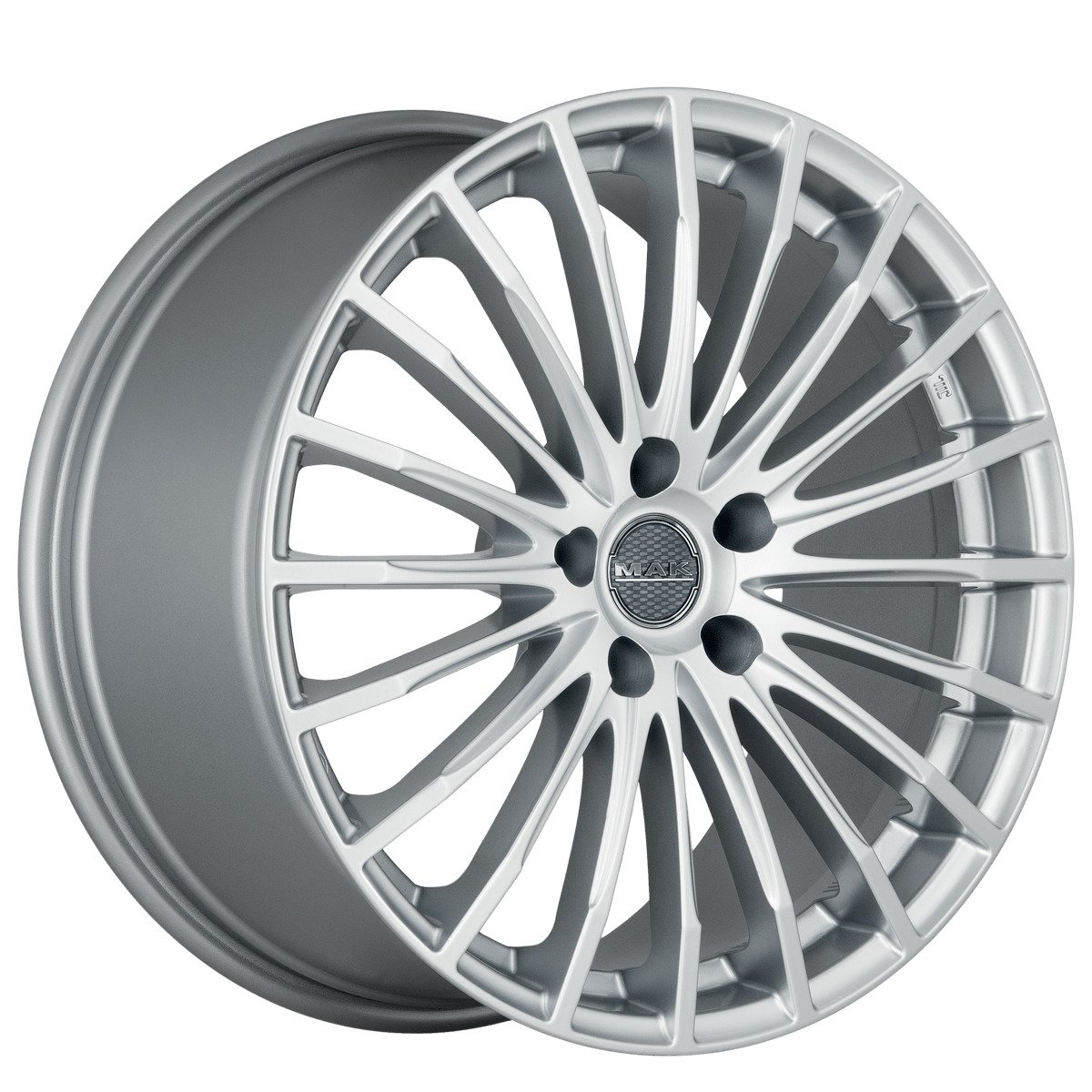 Cerchio in Lega MAK FATALE 17x7 ET35 4x98 Silver - immagine 3