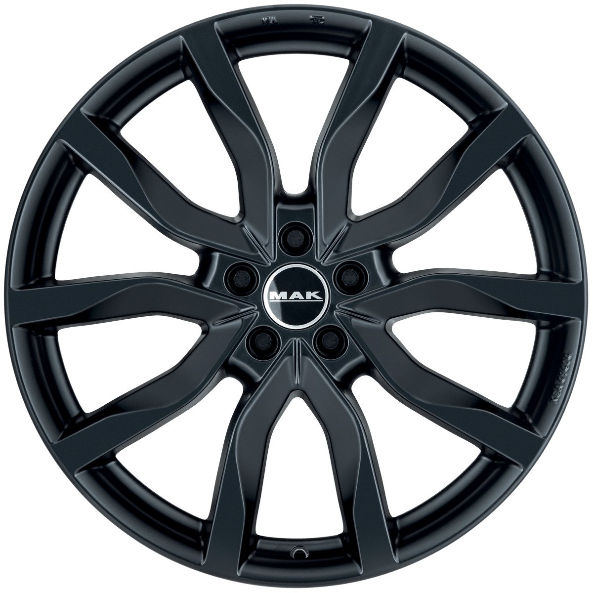 Cerchio in Lega MAK HIGHLANDS 17x7 ET42 5x105 Matt Black - immagine 2