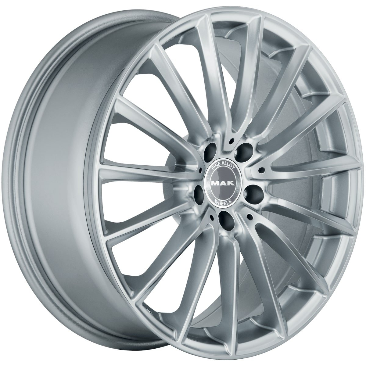 Cerchio in Lega MAK KOMET 19x9 ET50 5x112 Silver - immagine 3