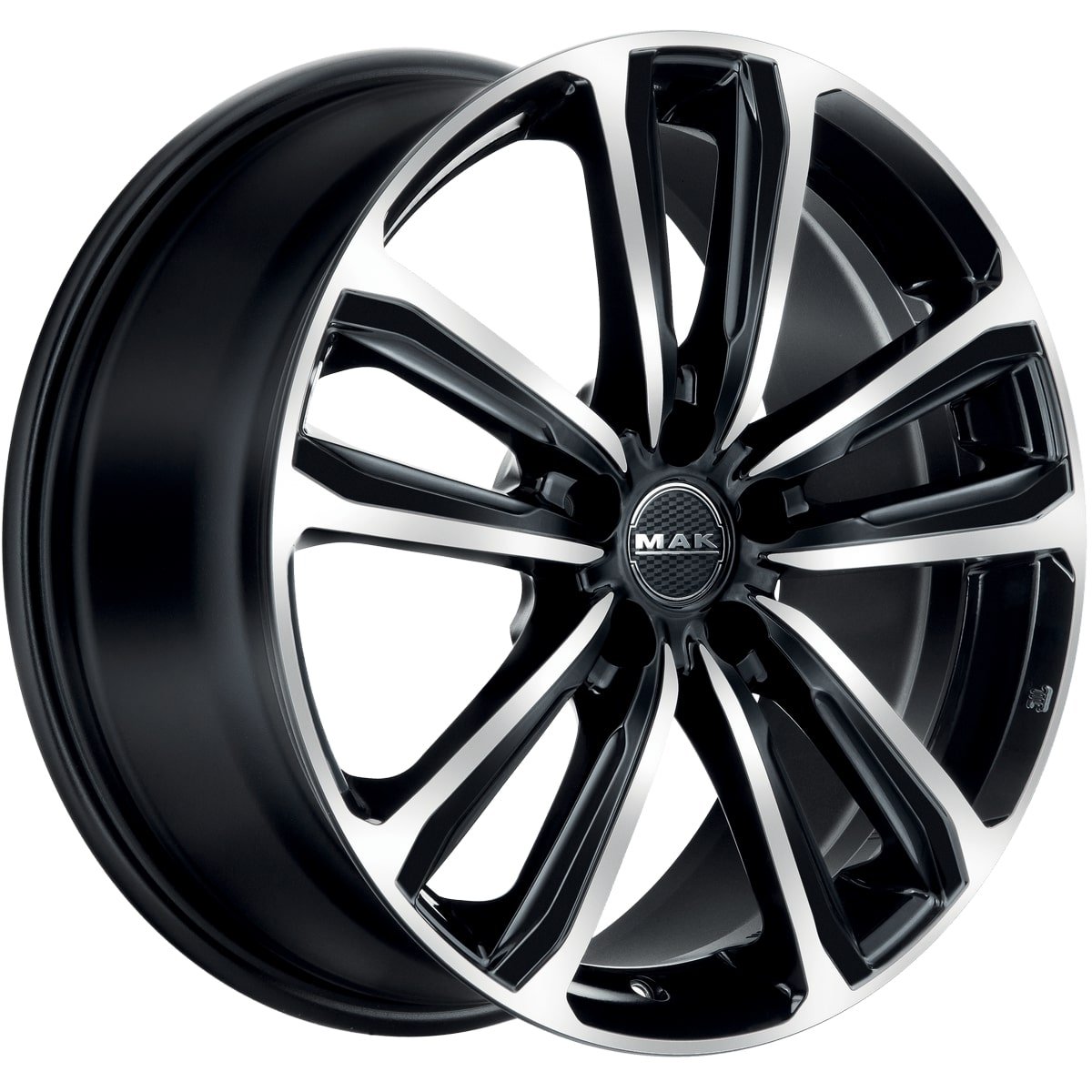Cerchio in Lega MAK MAGMA 18x7 ET40 5x114,3 Black Mirror - immagine 3
