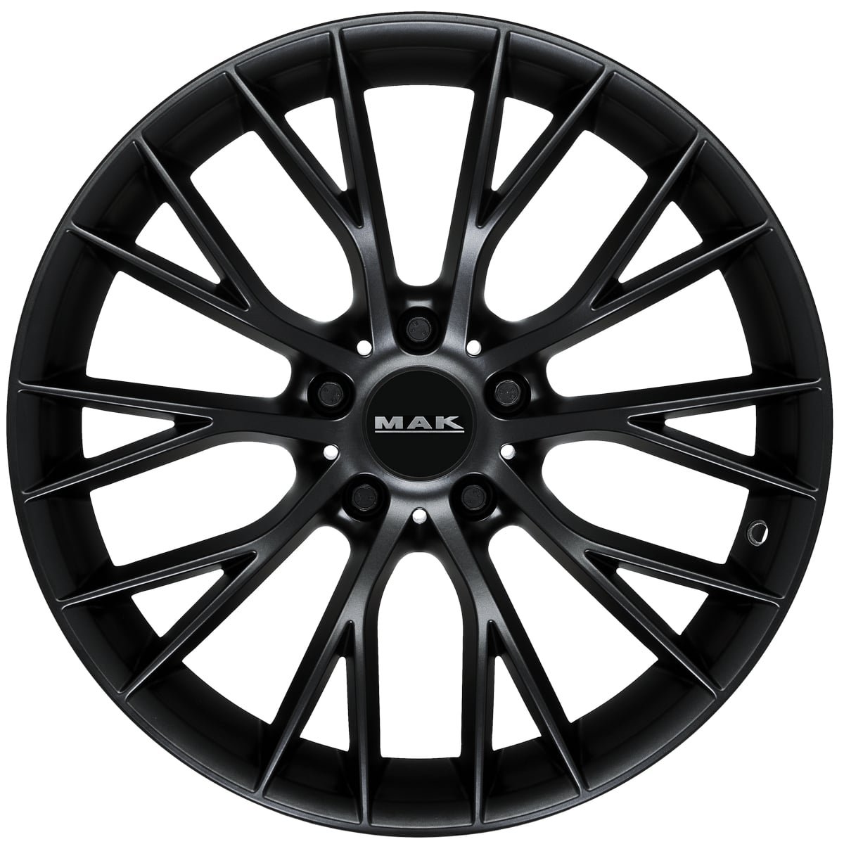 Cerchio in Lega MAK MUNCHEN 20x9,5 ET16 5x120 Matt Black - immagine 2
