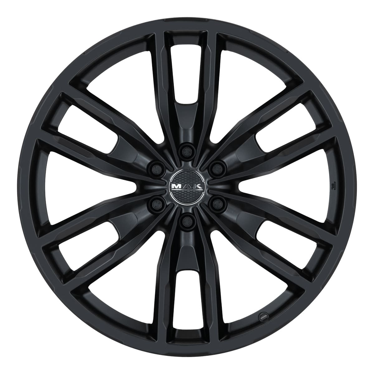 Cerchio in Lega MAK PEAK 18x8,5 ET19 6x139,7 Matt Black - immagine 2