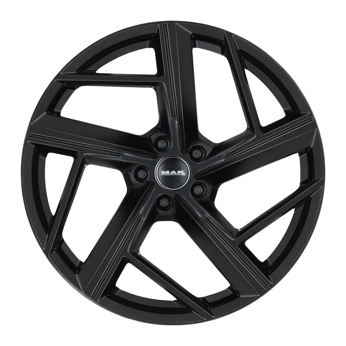 Cerchio in Lega MAK QVATTRO 21x8,5 ET38 5x112 Gloss Black - immagine 2