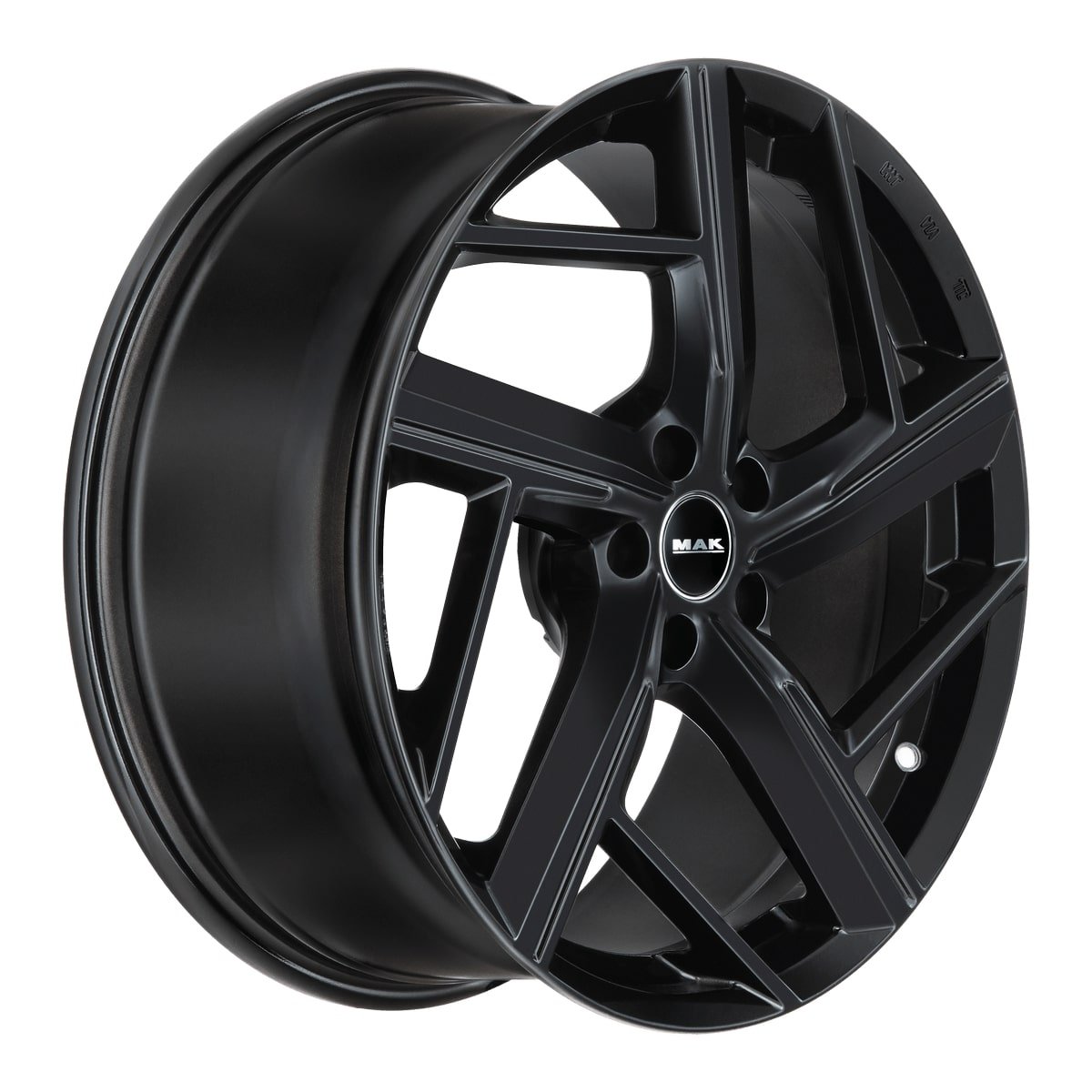 Cerchio in Lega MAK QVATTRO 21x9,5 ET36 5x112 Gloss Black - immagine 3