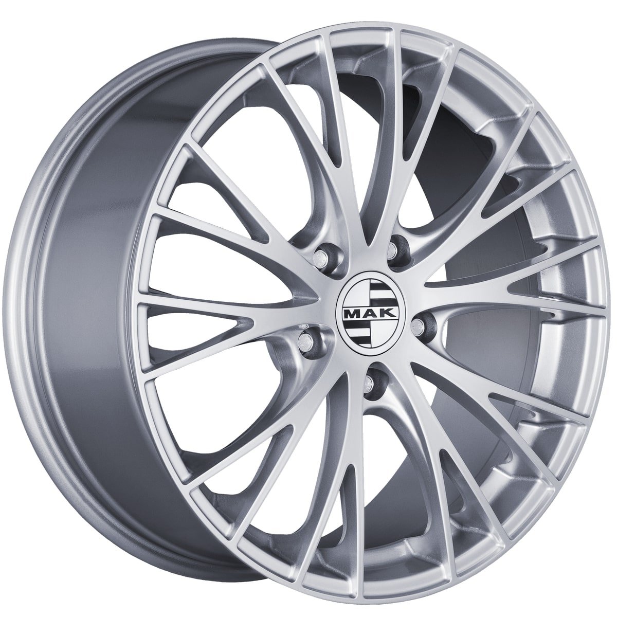 Cerchio in Lega MAK RENNEN 19x8 ET26 5x112 Silver - immagine 3