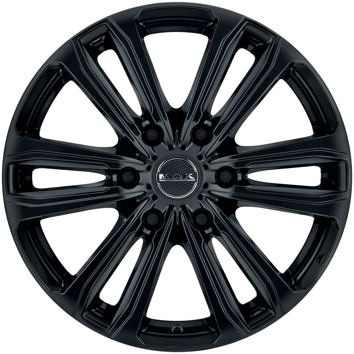 Cerchio in Lega MAK SAFARI6 20x8,5 ET50 6x139,7 Gloss Black - immagine 2