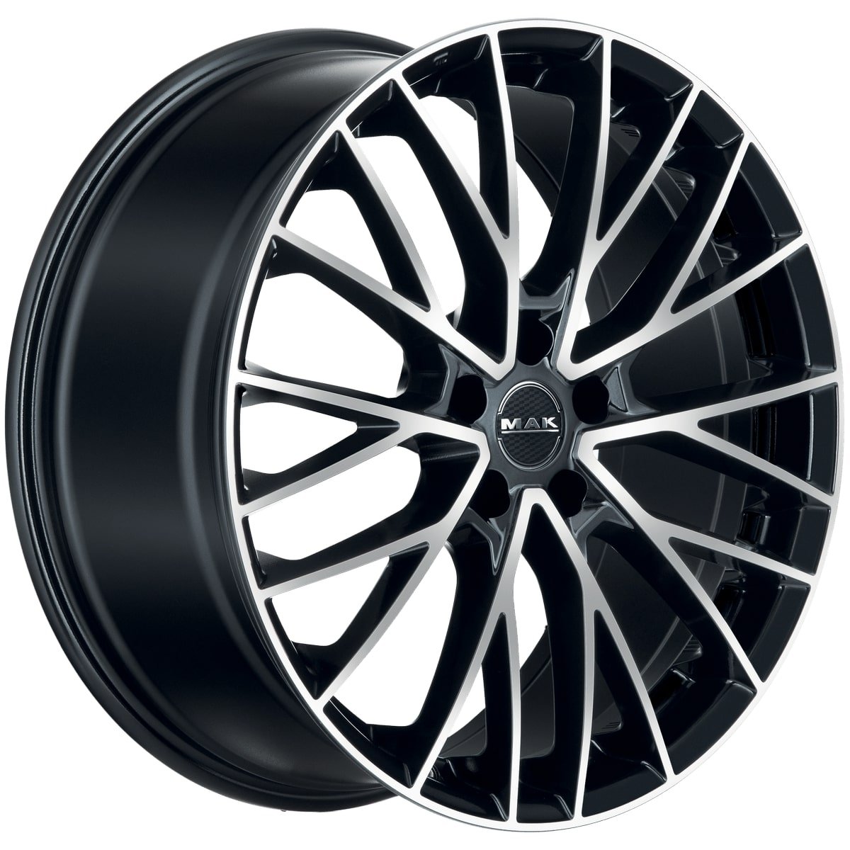 Cerchio in Lega MAK SPECIALE 19x8,5 ET25 5x112 Black Mirror - immagine 3