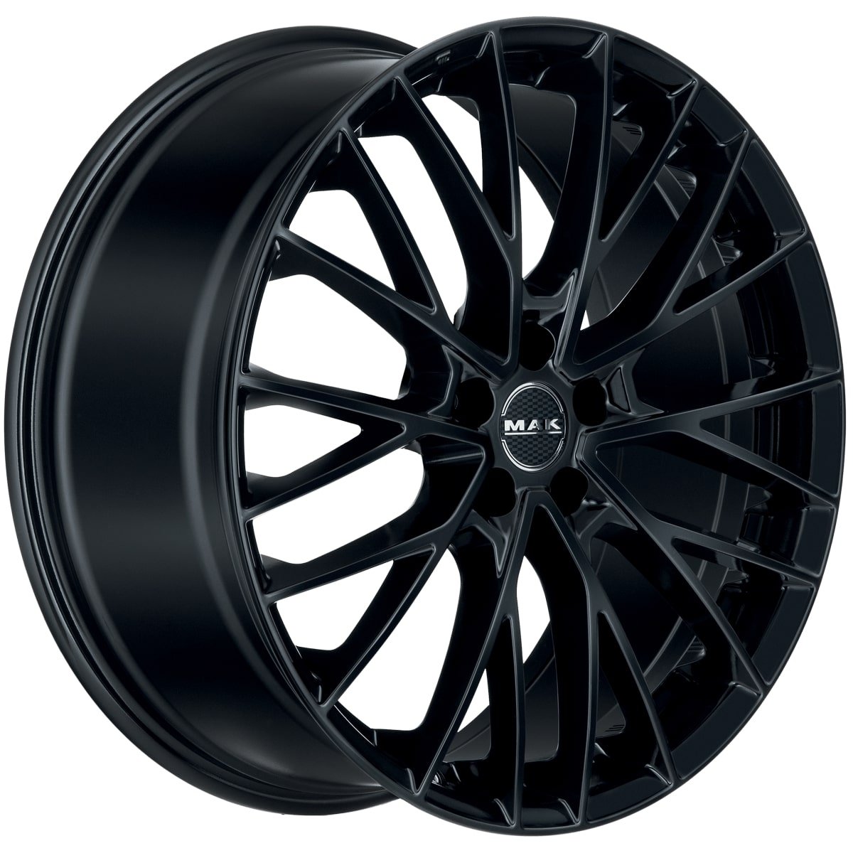 Cerchio in Lega MAK SPECIALE 21x8,5 ET40 5x112 Gloss Black - immagine 3
