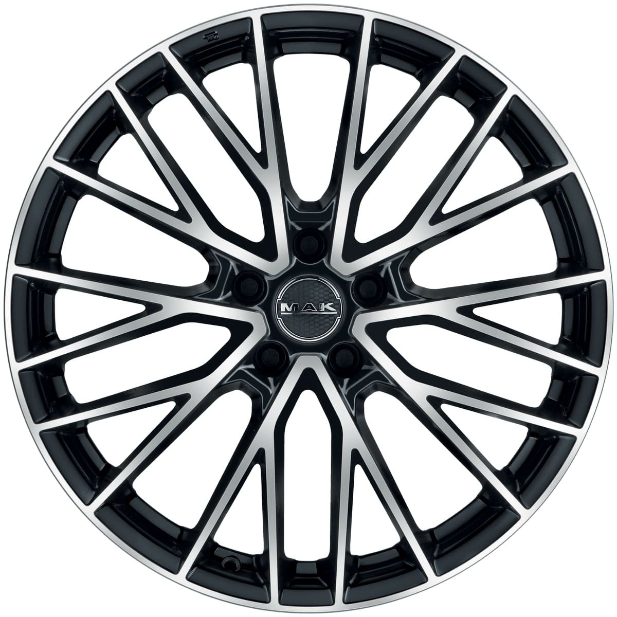 Cerchio in Lega MAK SPECIALE 22x10 ET45 5x120 Black Mirror - immagine 2