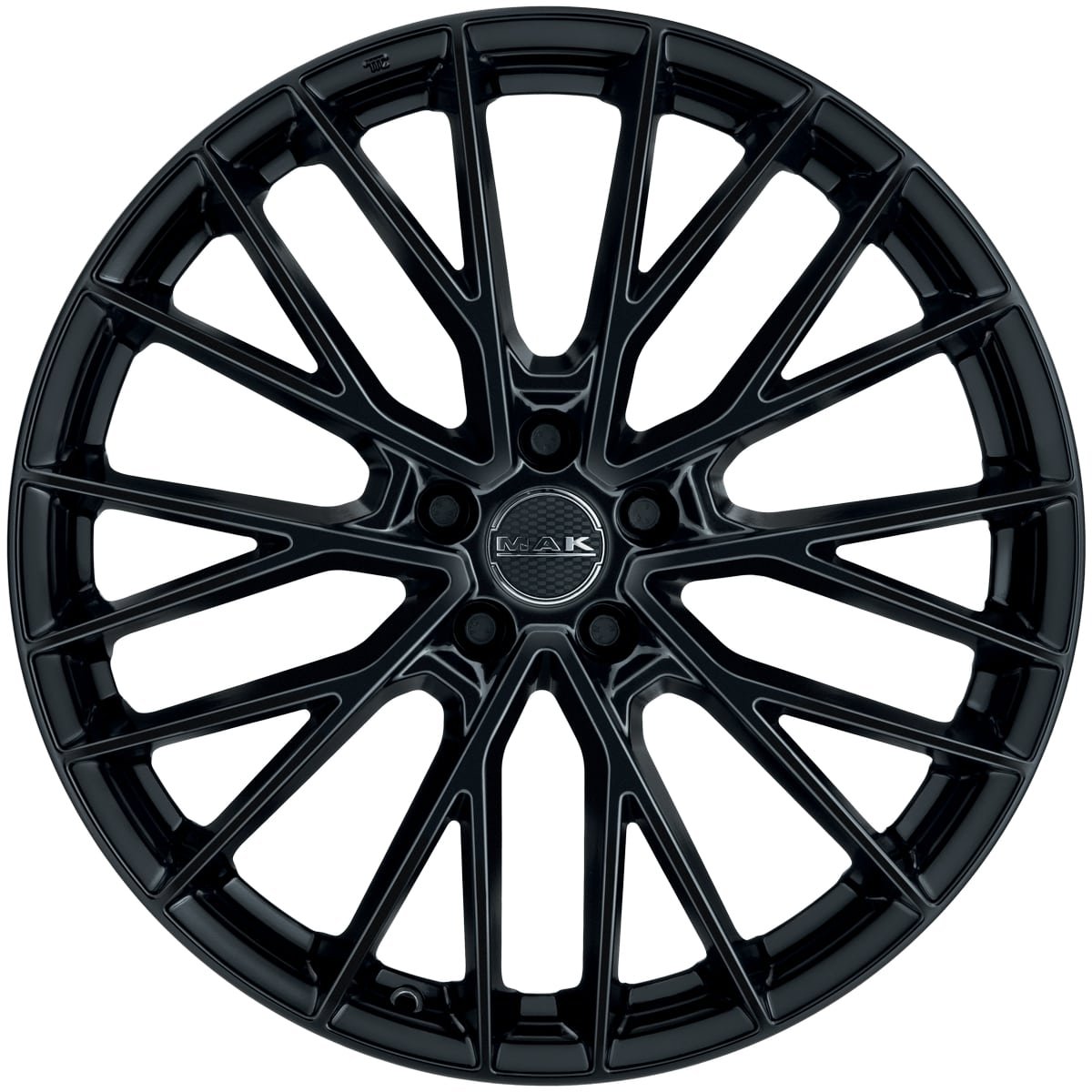 Cerchio in Lega MAK SPECIALE 22x9 ET43 5x108 Gloss Black - immagine 2