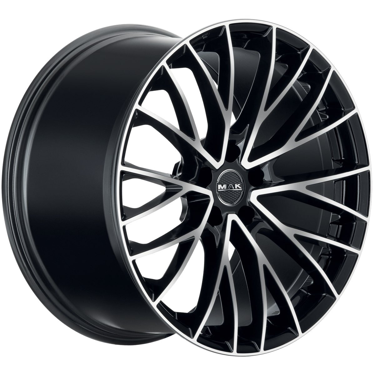 Cerchio in Lega MAK SPECIALE-D 22x11,5 ET40 5x112 Black Mirror - immagine 3
