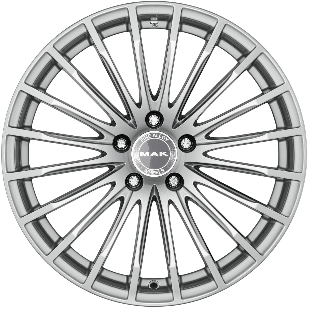 Cerchio in Lega MAK STARLIGHT 18x7,5 ET52 5x112 Silver - immagine 2