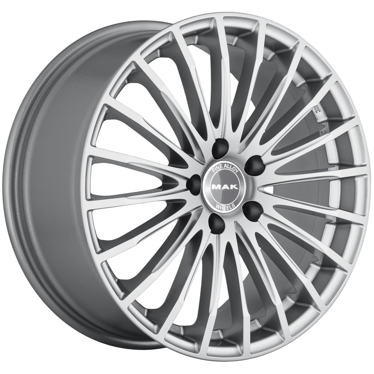 Cerchio in Lega MAK STARLIGHT 18x8 ET45 5x112 Silver - immagine 3