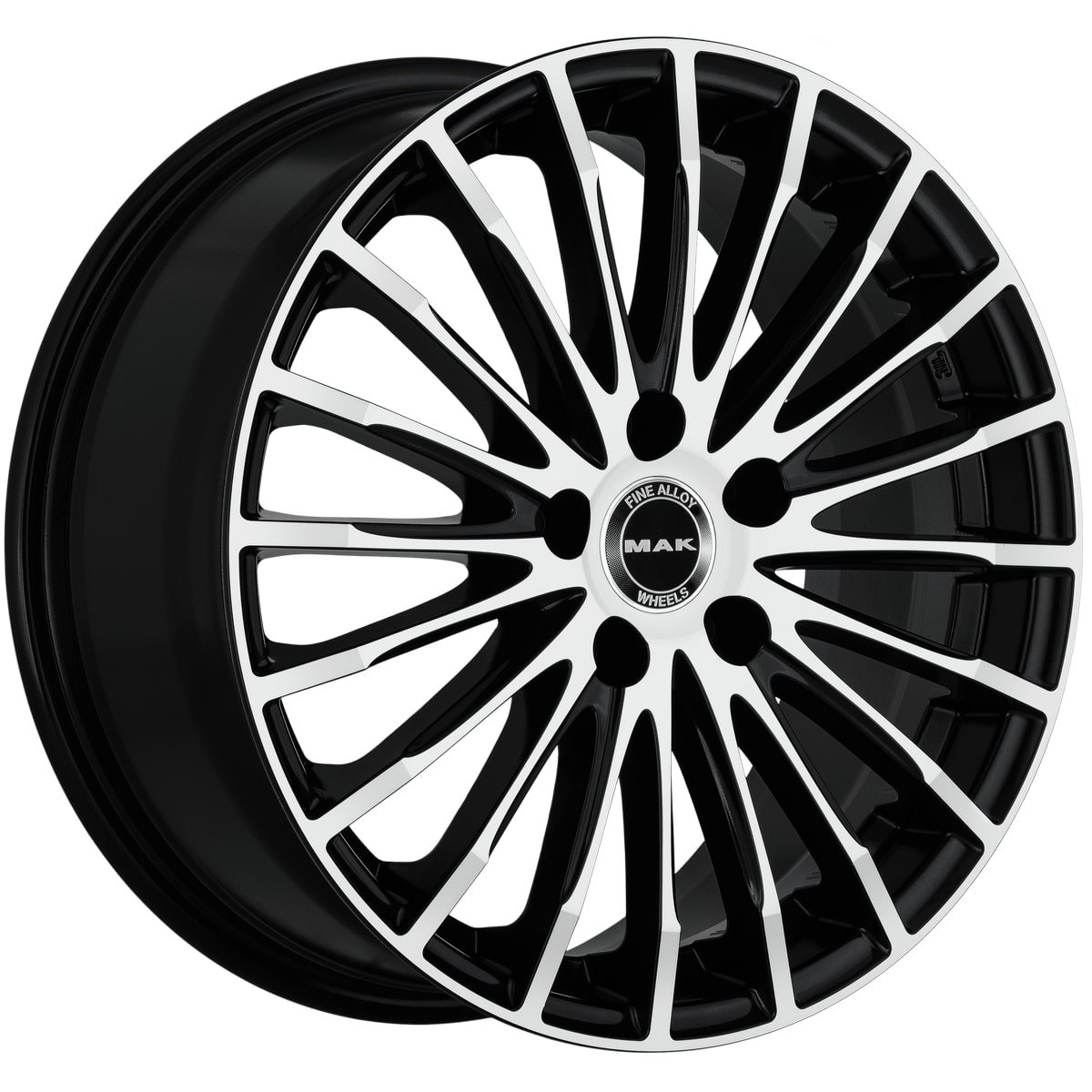 Cerchio in Lega MAK STARLIGHT 18x9 ET35 5x112 Ice Black - immagine 3