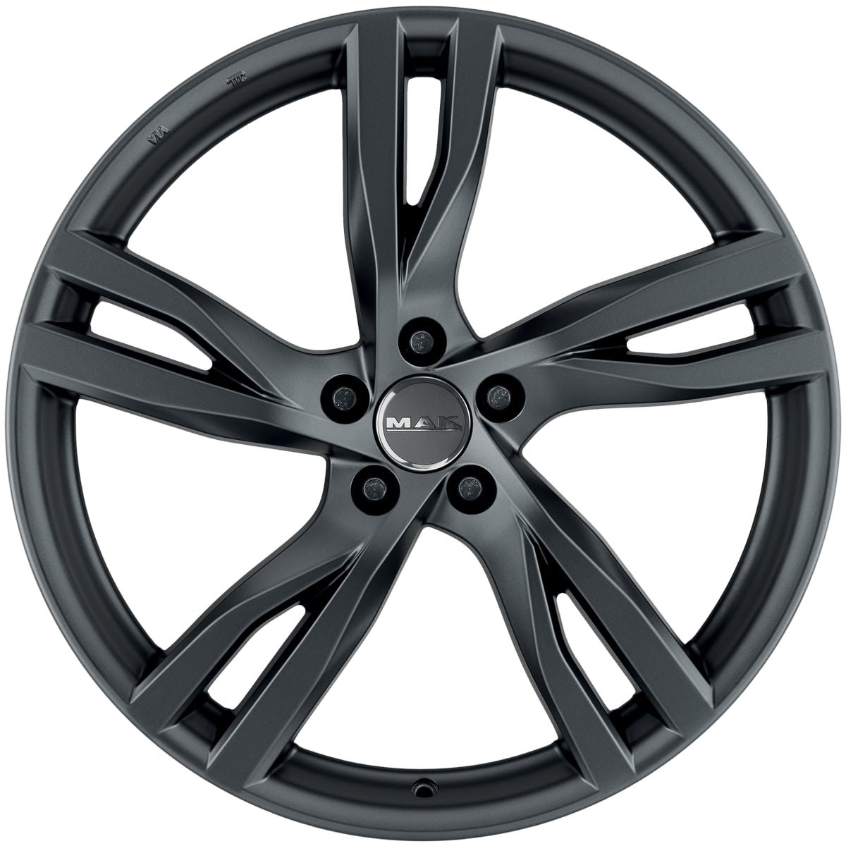 Cerchio in Lega MAK STOCKHOLM 20x8,5 ET45 5x112 Matt Titan - immagine 2