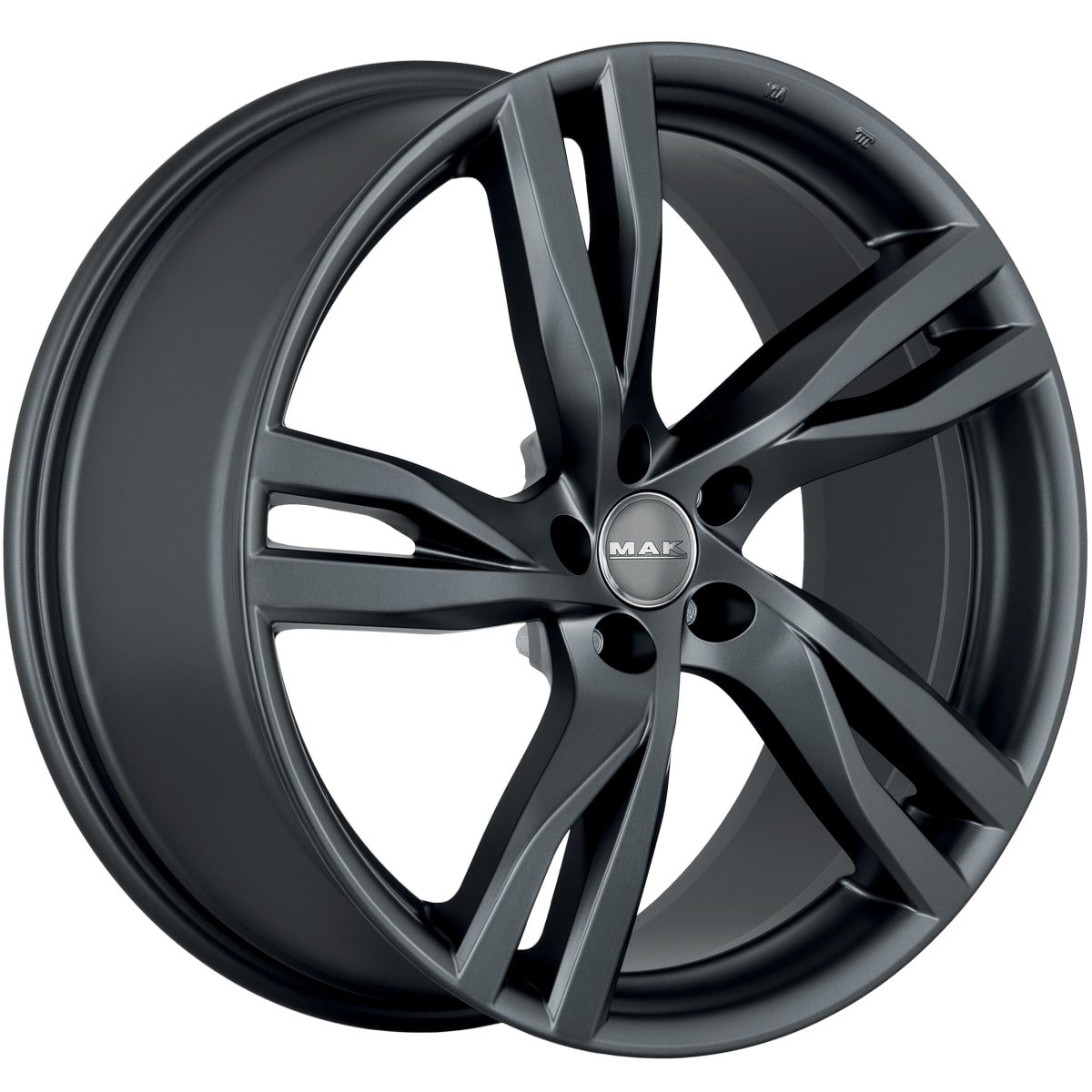 Cerchio in Lega MAK STOCKHOLM 20x8,5 ET45 5x112 Matt Titan - immagine 3