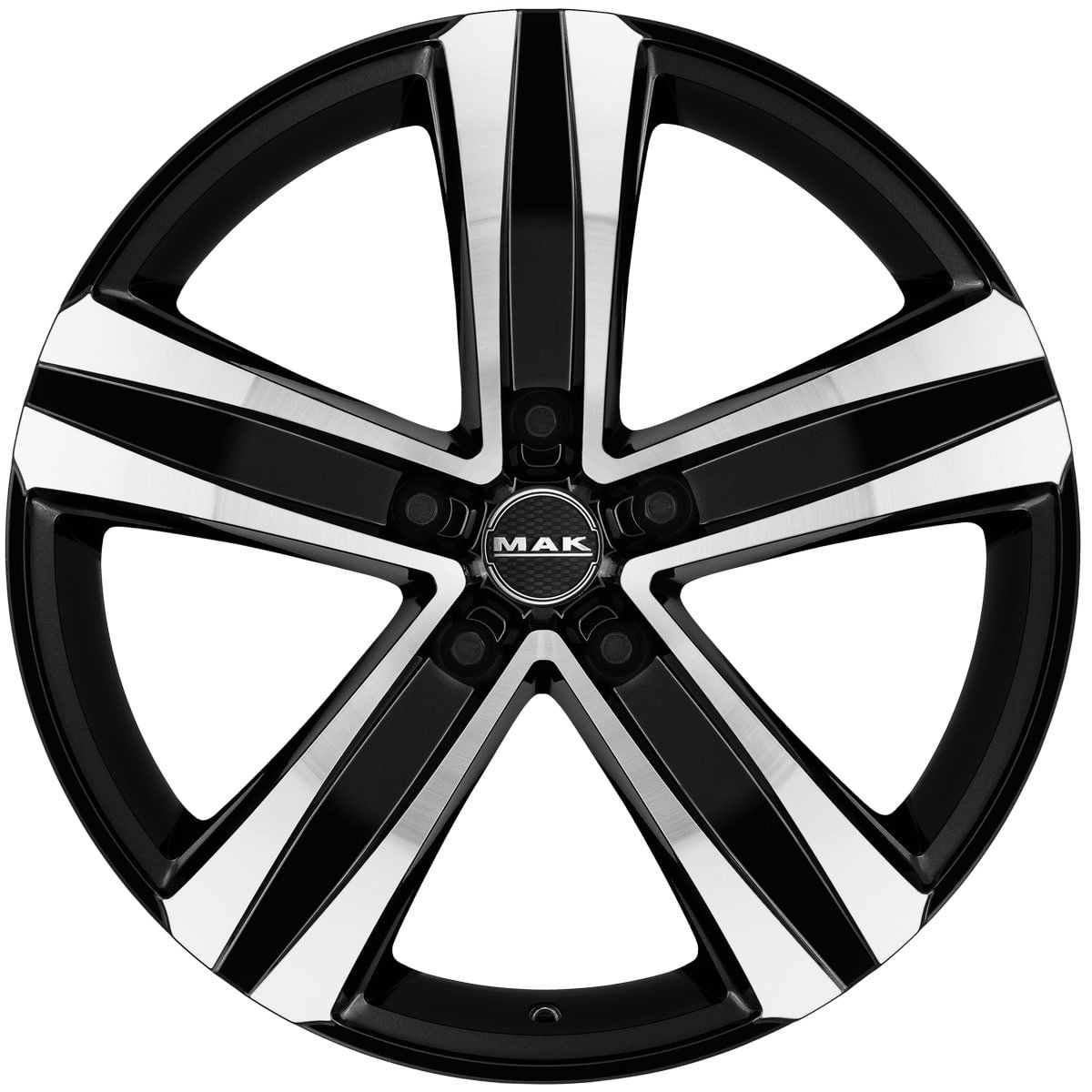 Cerchio in Lega MAK STONE5 18x7,5 ET56 5x130 Black Mirror - immagine 2