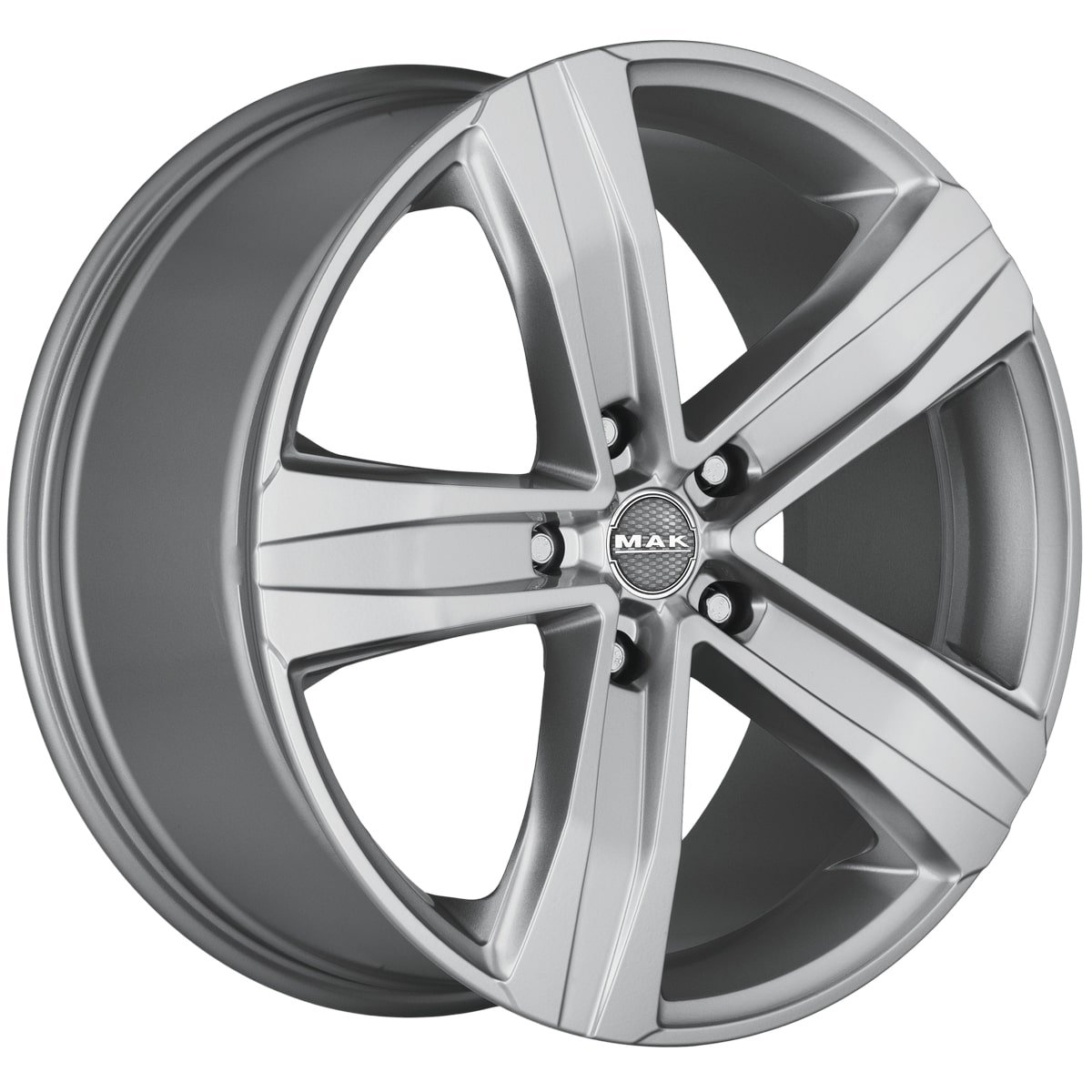 Cerchio in Lega MAK STONE5 3 15x6,5 ET52 5x160 Silver - immagine 3