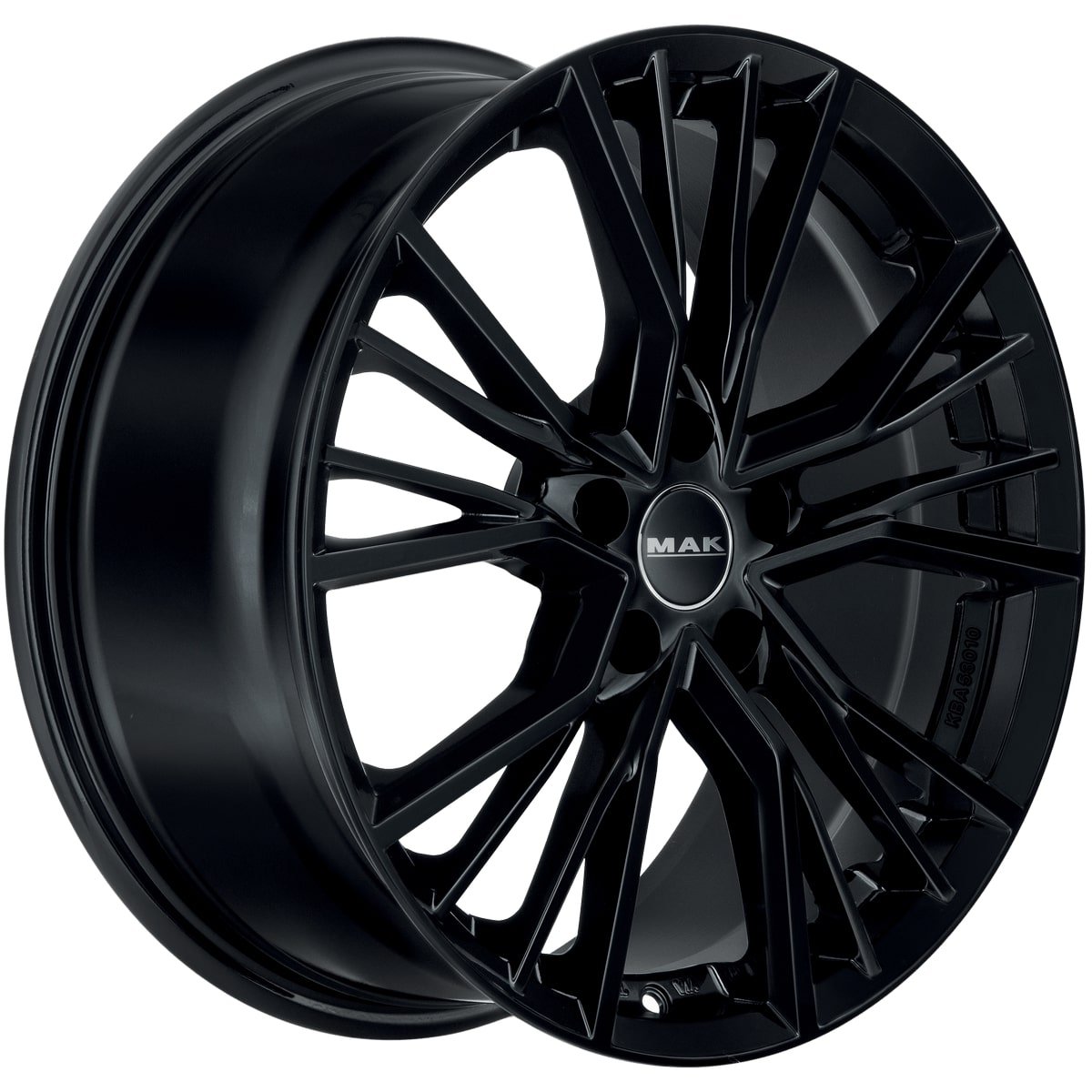 Cerchio in Lega MAK UNION 20x8,5 ET32 5x112 Gloss Black - immagine 3
