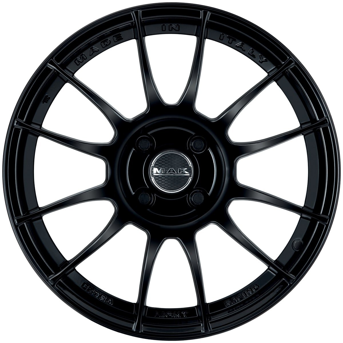 Cerchio in Lega MAK XLR 17x7 ET35 5x114,3 Gloss Black - immagine 2