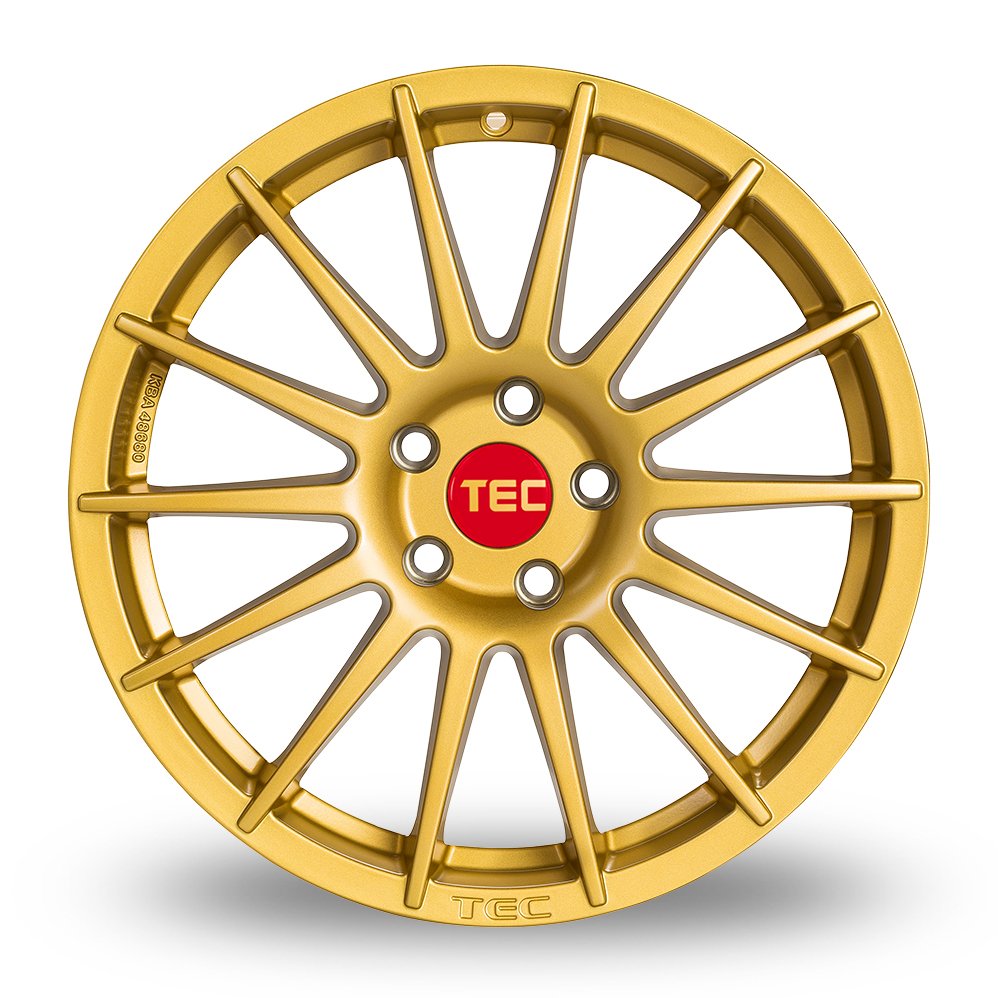 Cerchio in Lega TEC AS2 17x7,5 ET38 5x100 Gold - immagine 2