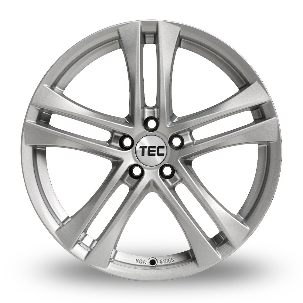 Cerchio in Lega TEC AS4 17x7,5 ET45 5x108 Brilliant Silver - immagine 2