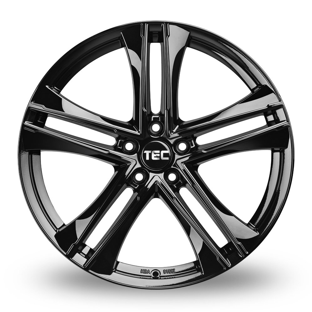 Cerchio in Lega TEC AS4 EVO 20x8,5 ET25 5x112 Gloss Black - immagine 2
