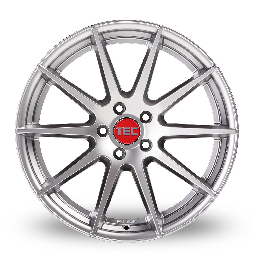Cerchio in Lega TEC GT7 19x8,5 ET40 5x114,3 Hyper Silver - immagine 2