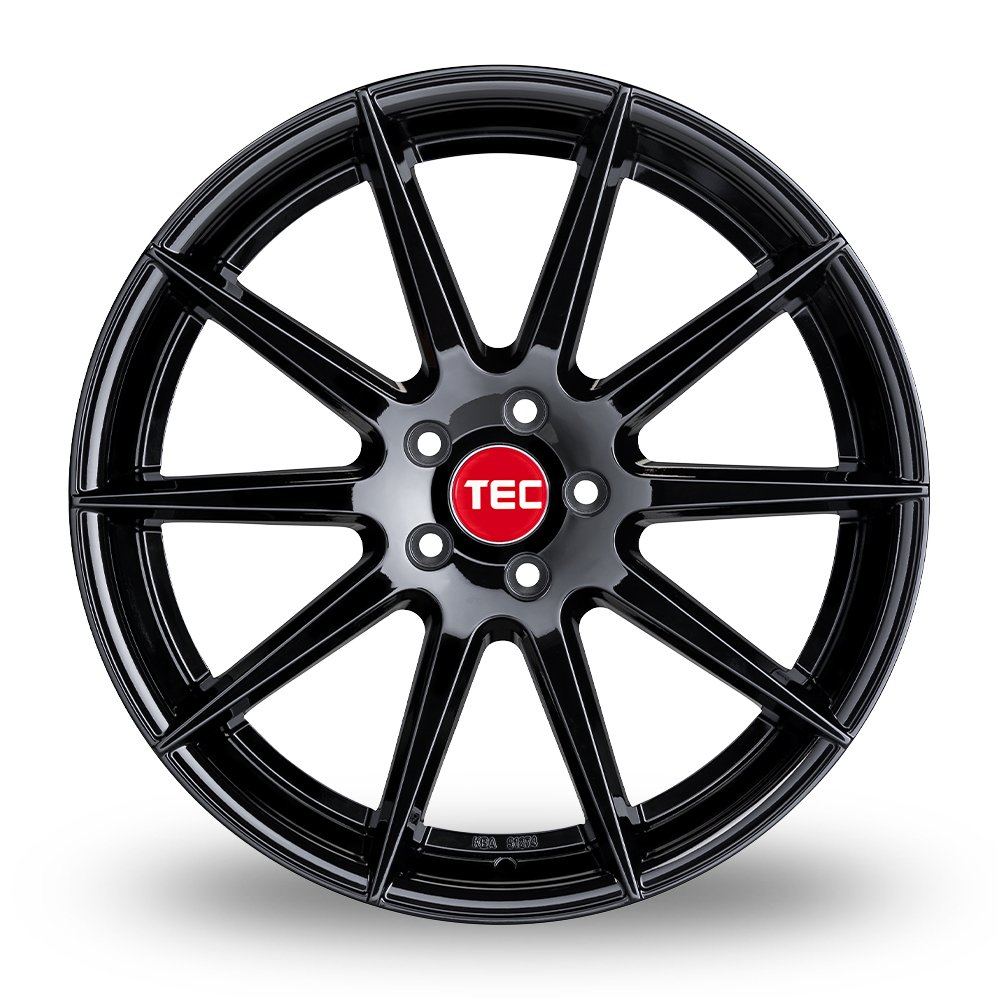 Cerchio in Lega TEC GT7 20x8,5 ET35 5x114,3 Gloss Black - immagine 2