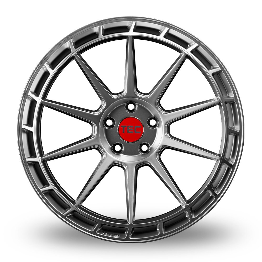 Cerchio in Lega TEC GT8 18x8 ET45 5x108 Hyper Silver - immagine 2