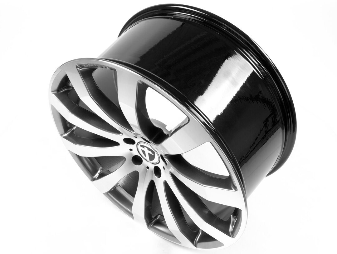 Cerchio in Lega Tomason TN4 18x8,5 ET30 5x112 Hyper Black Polished - immagine 2