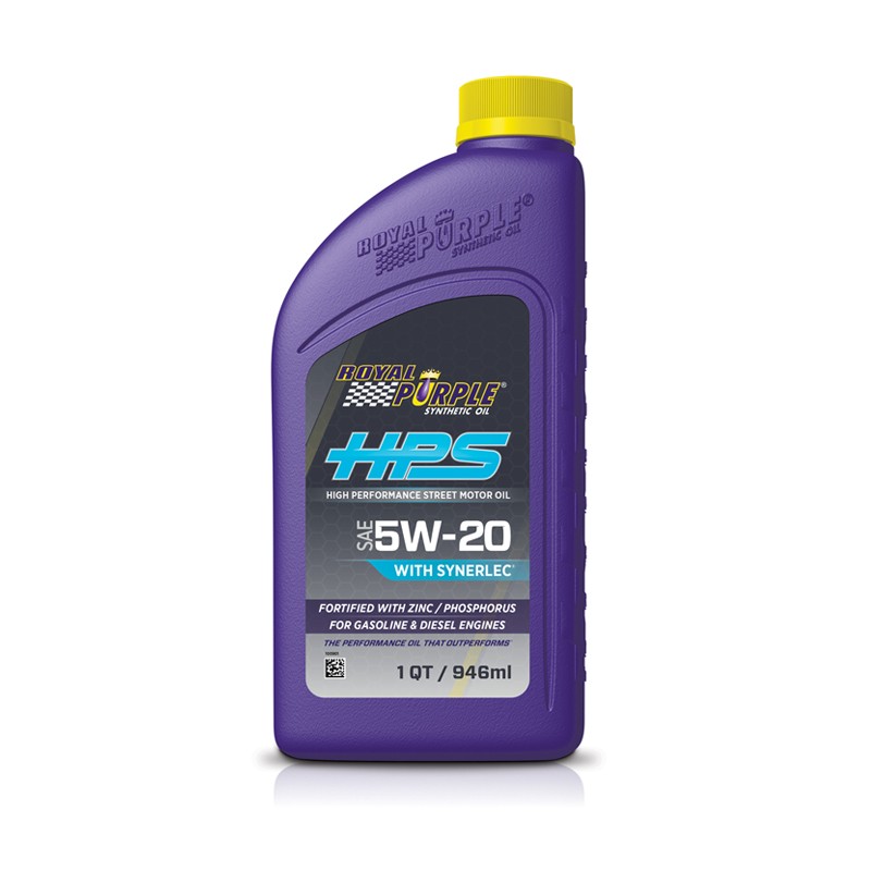 Olio Motore Auto Royal Purple HPS 5W-20 1LT 100% Sintetico Alte Prestazioni