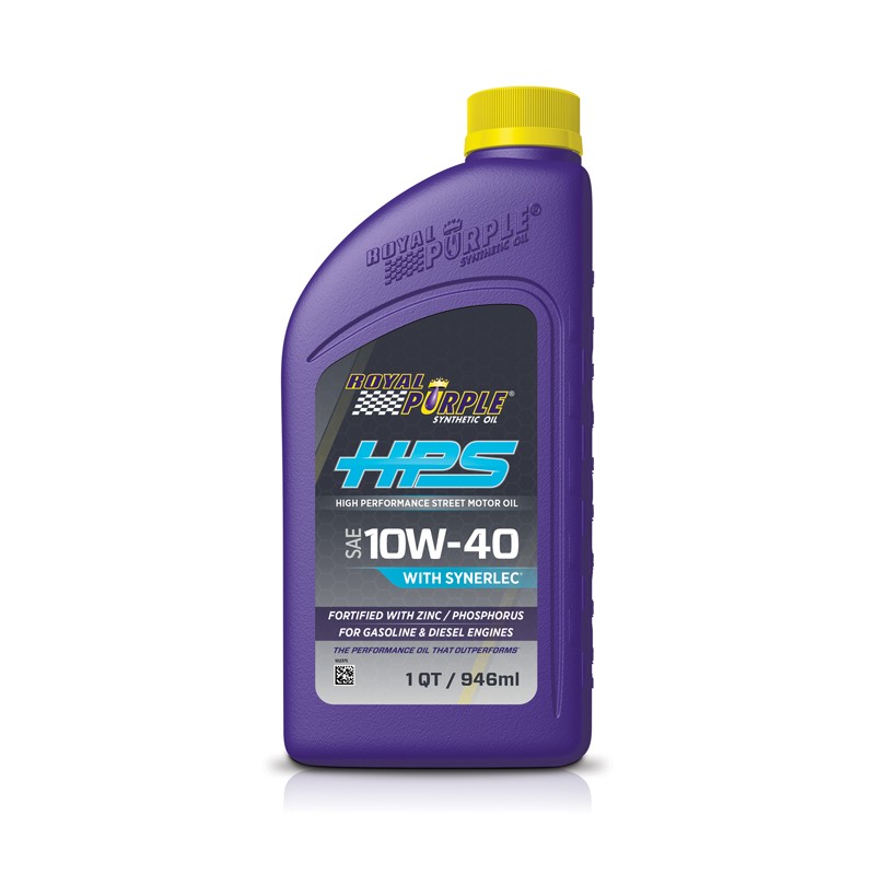 Olio Motore Auto Royal Purple HPS 10W-40 1LT 100% Sintetico Alte Prestazioni