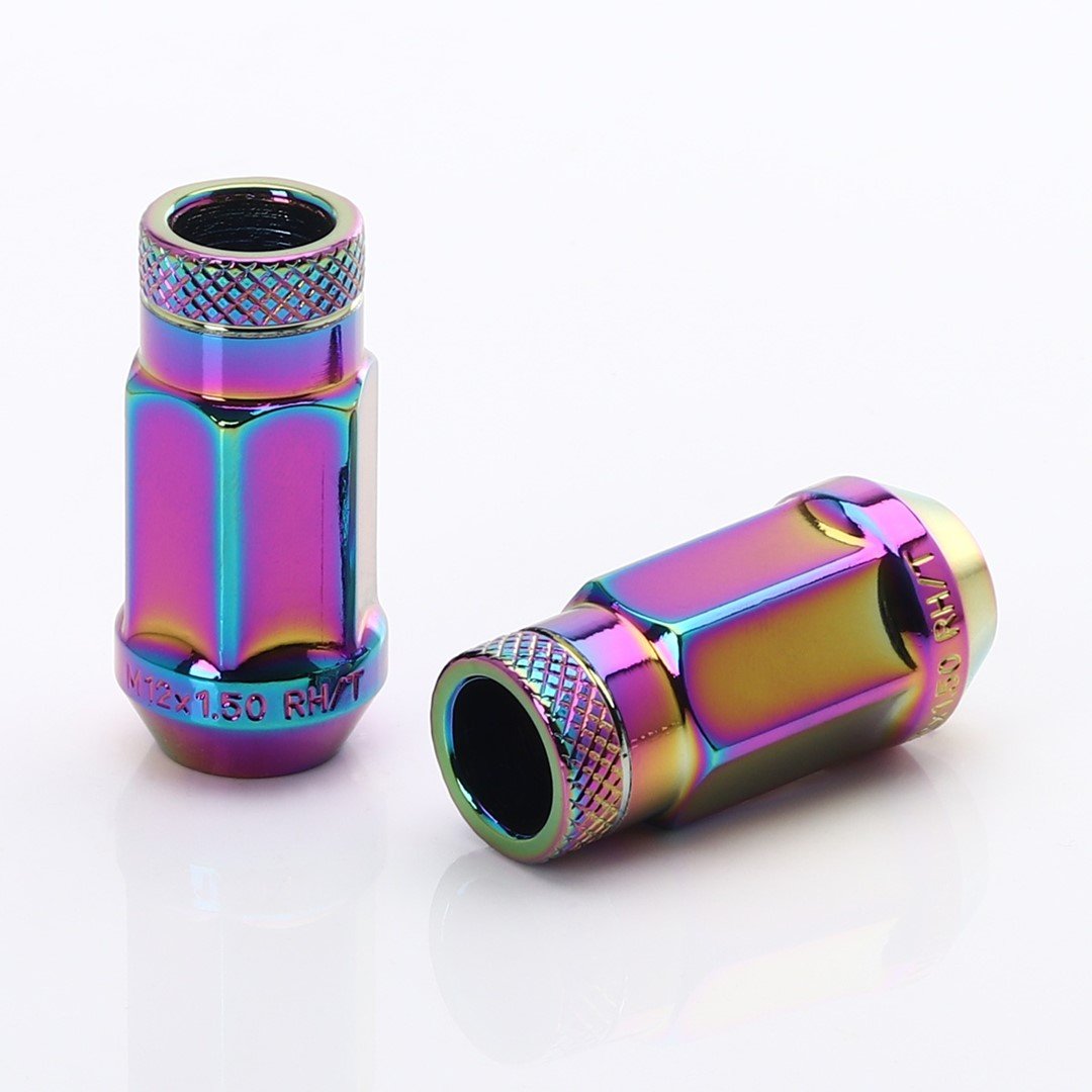 Kit 20 Dadi Lug Nuts Japan Racing 12x1,5x45mm Cromati Neo - immagine 2